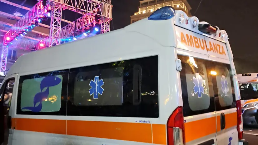 ambulanza soccorsi controlli centro Cagliari