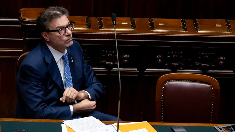 Il ministro dell'Economia Giancarlo Giorgetti