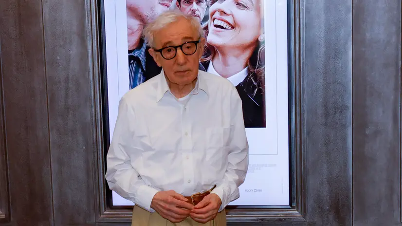 US filmmaker Woody Allen during for the screening of his movie 'Coup de Chance' in Rome 15 September 2023. ANSA