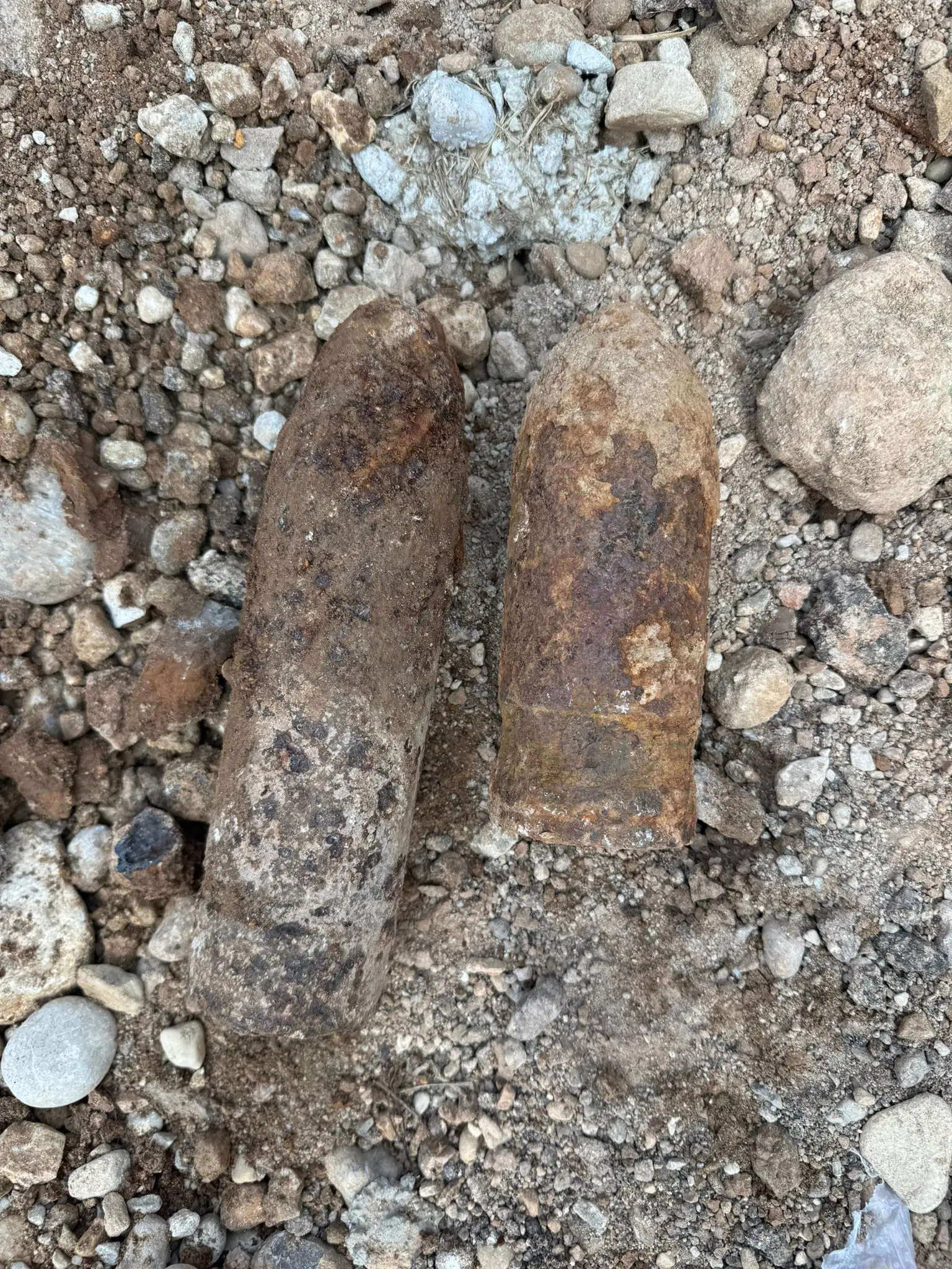 Trovate due granate della seconda guerra mondiale a Lonato