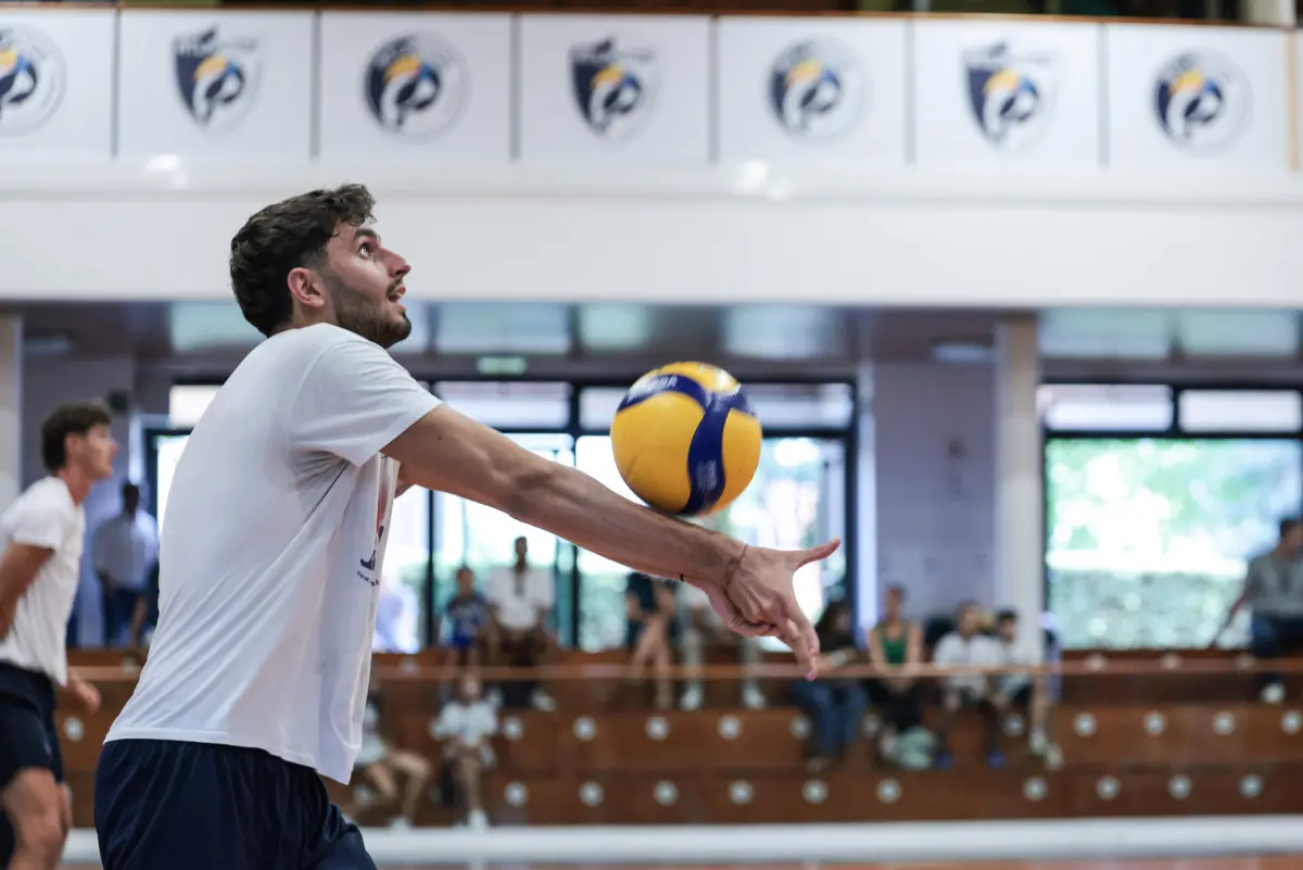 Il primo allenamento della Consoli