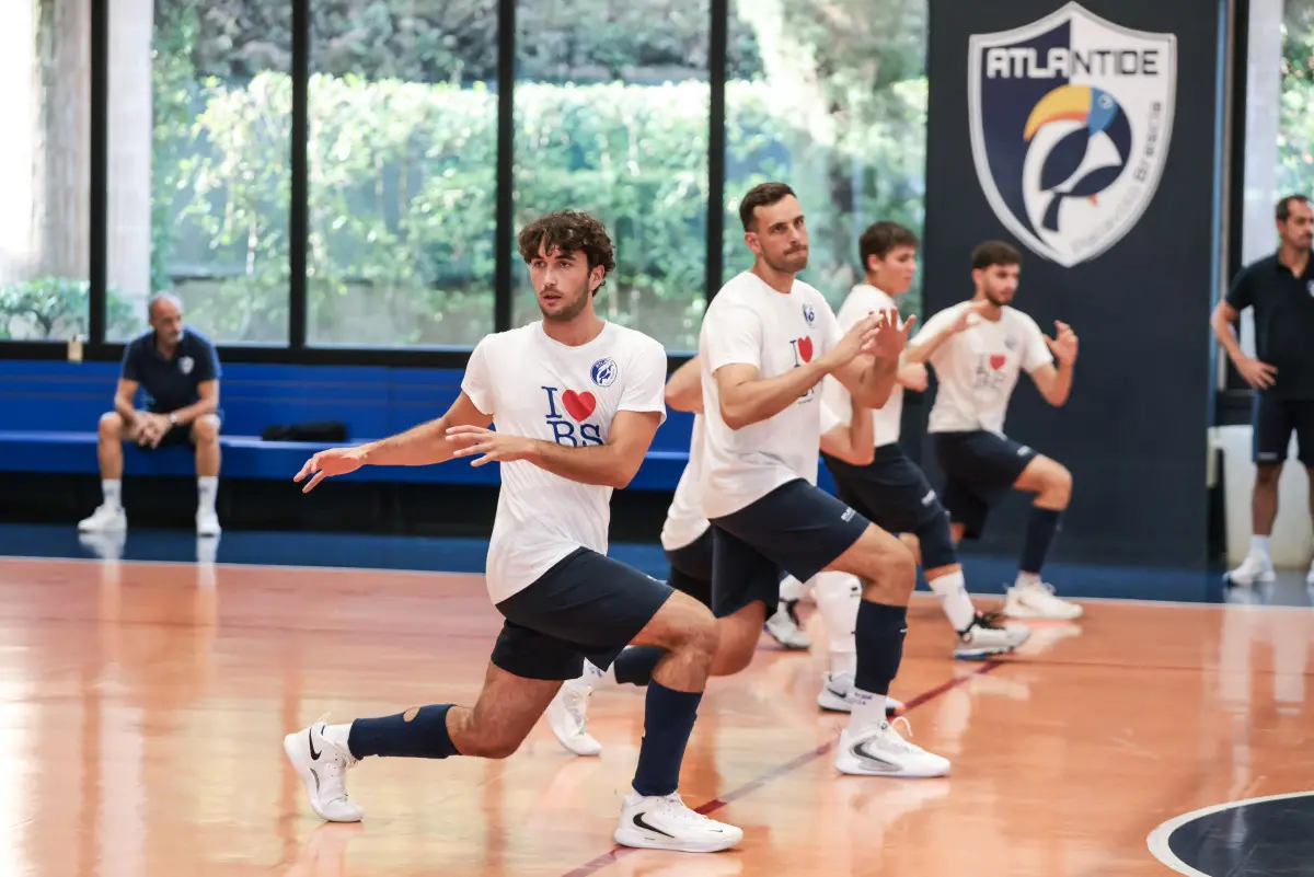 Il primo allenamento della Consoli