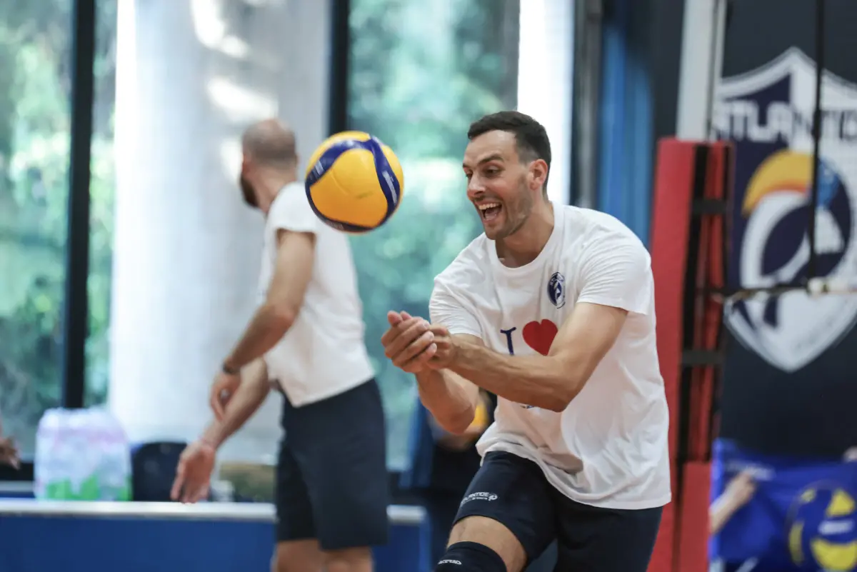Il primo allenamento della Consoli