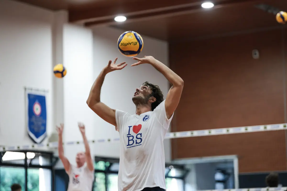 Il primo allenamento della Consoli