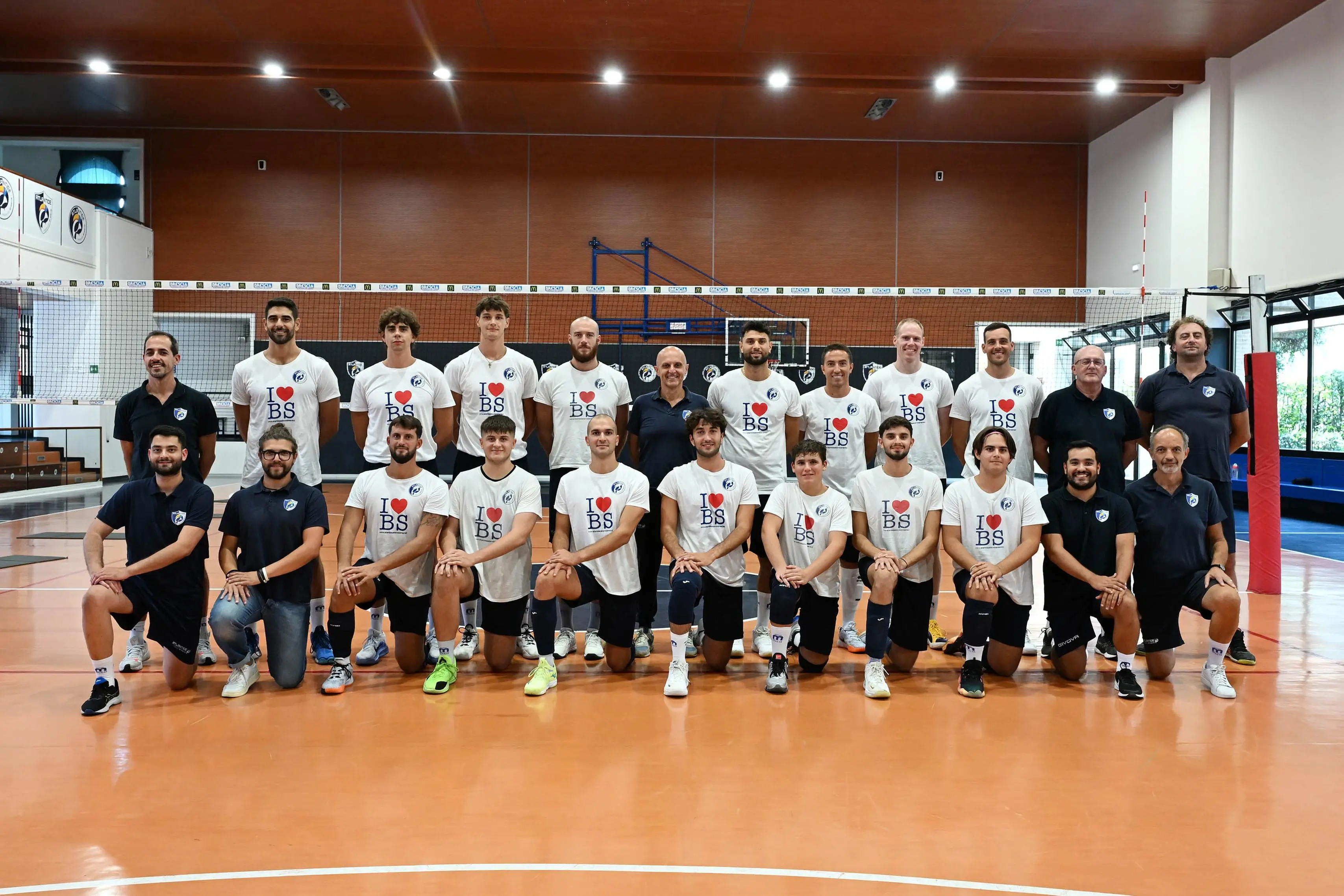 SPORT VOLLEY SERIE A2 ATLANTIDE CONSOLI BRESCIA PRIMO ALLENAMENTO NELLA FOTO FOTO DI SQUADRA 26-08-2025 Comincini@newreporter