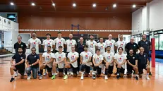 SPORT VOLLEY SERIE A2 ATLANTIDE CONSOLI BRESCIA PRIMO ALLENAMENTO NELLA FOTO FOTO DI SQUADRA 26-08-2025 Comincini@newreporter