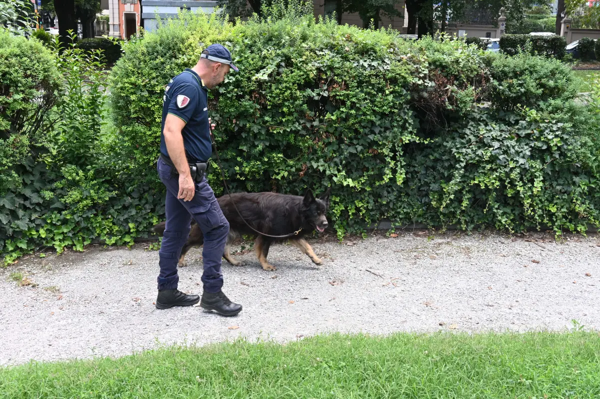 Le Unità cinofile della Polizia locale di Brescia