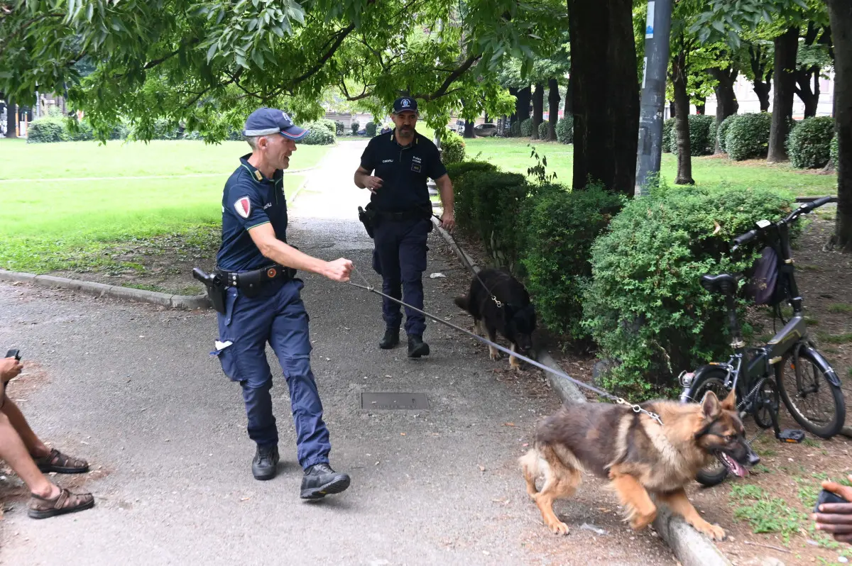 Le Unità cinofile della Polizia locale di Brescia