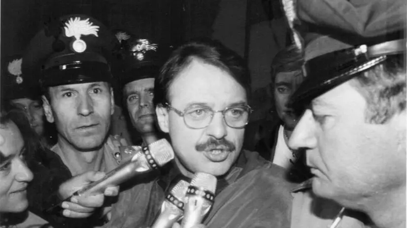Una foto d'archivio (27.09.95) di Renato Vallanzasca.L'evasione del boss della 'ndrangheta di San Luca Antonio Pelle, fuggito dall'ospedale di Locri dove era ai domiciliari, non è un caso isolato. La storia, infatti, insegna che dagli ospedali, ma anche dal carcere, fuggire non è impossibile.ANSAALABISO/ANSA