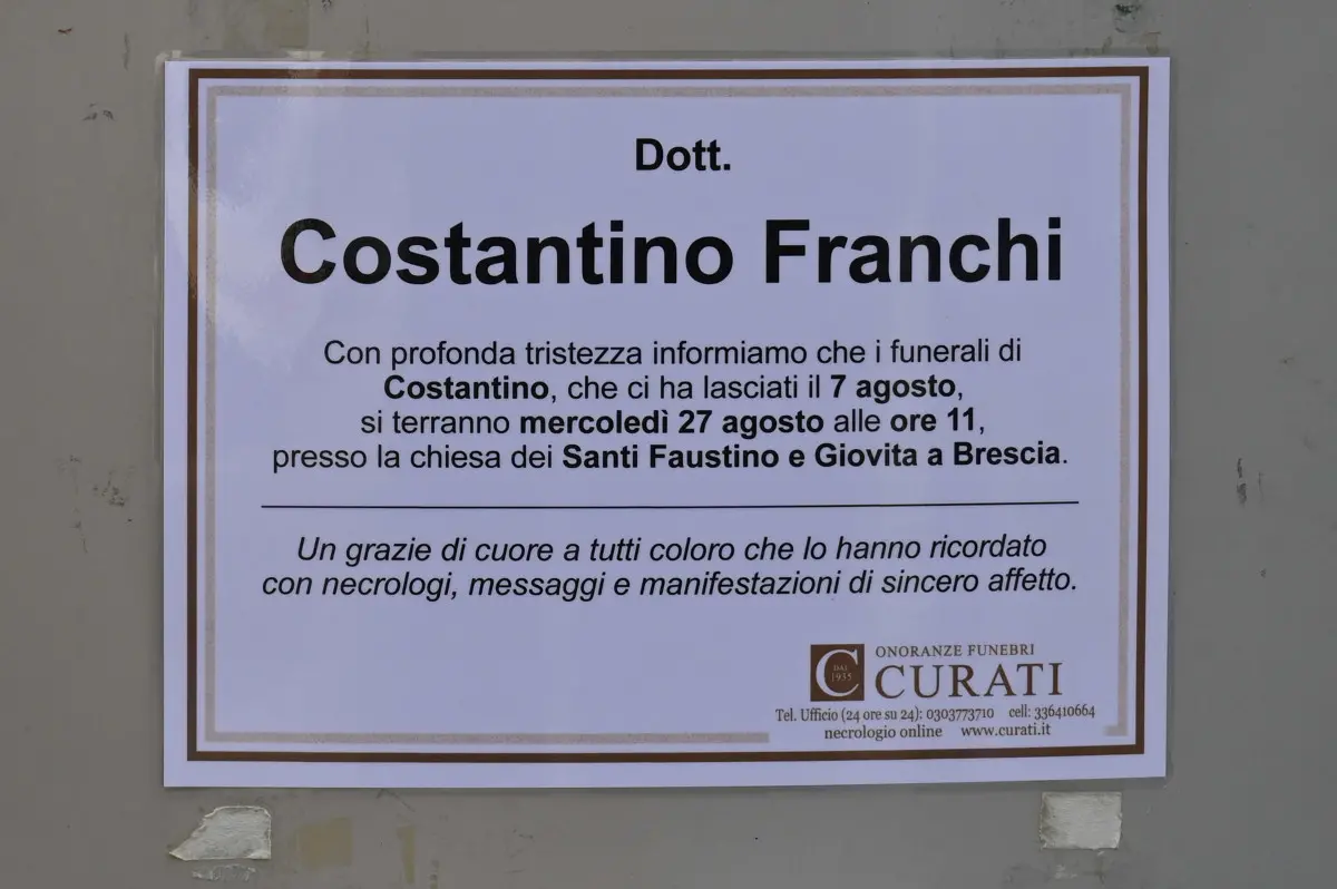 I funerali di Costantino Franchi