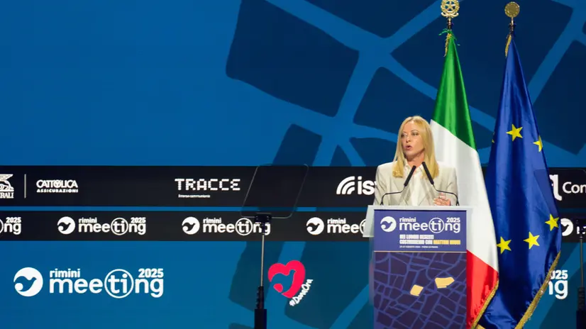 Giorgia Meloni alla 46esima edizione del Meeting per l'amicizia fra popoli