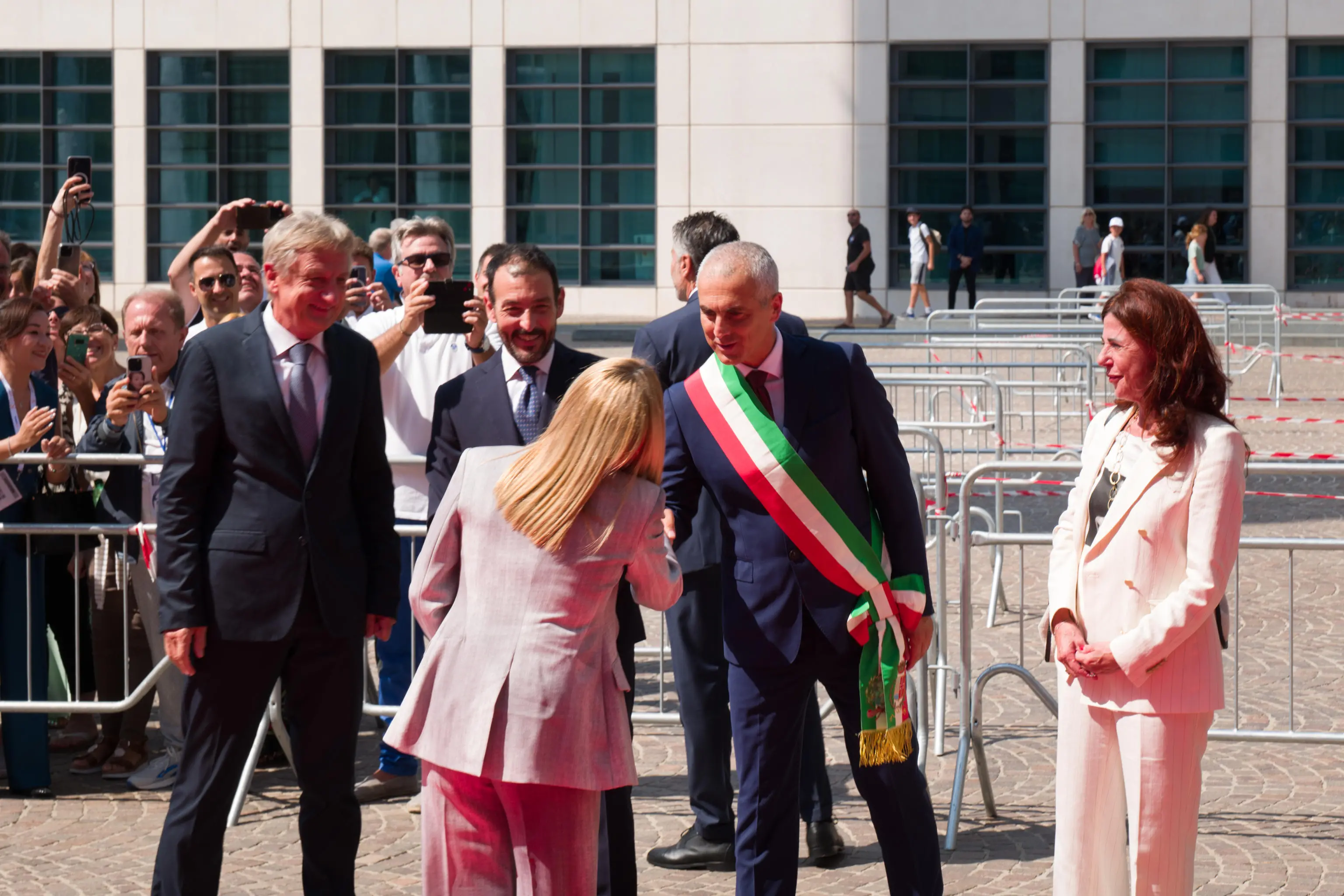 Giorgia Meloni alla 46esima edizione del Meeting per l'amicizia fra popoli