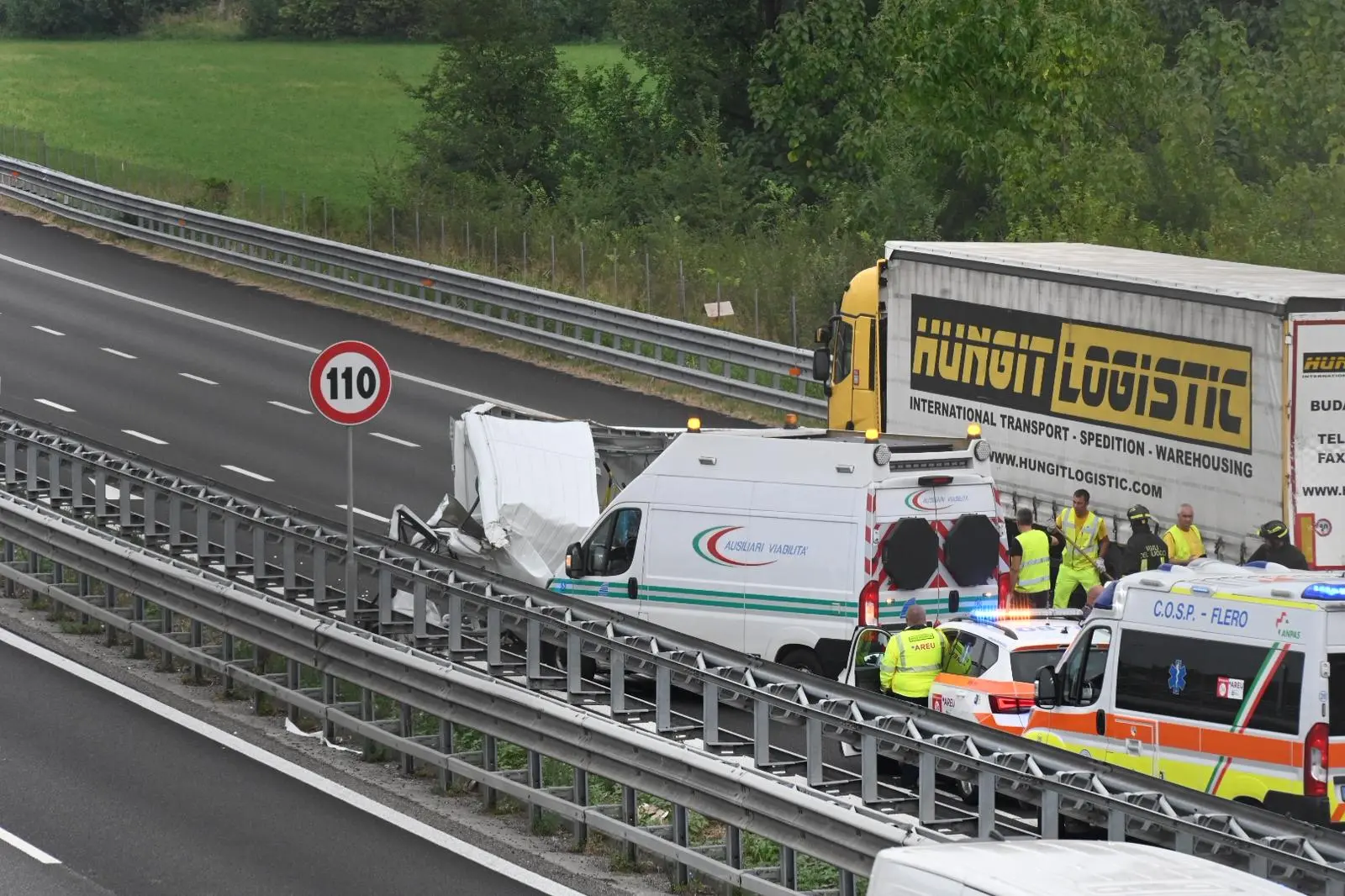 L'incidente in A21