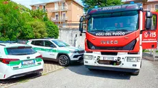 Polizia locale e Vigili del fuoco - © www.giornaledibrescia.it