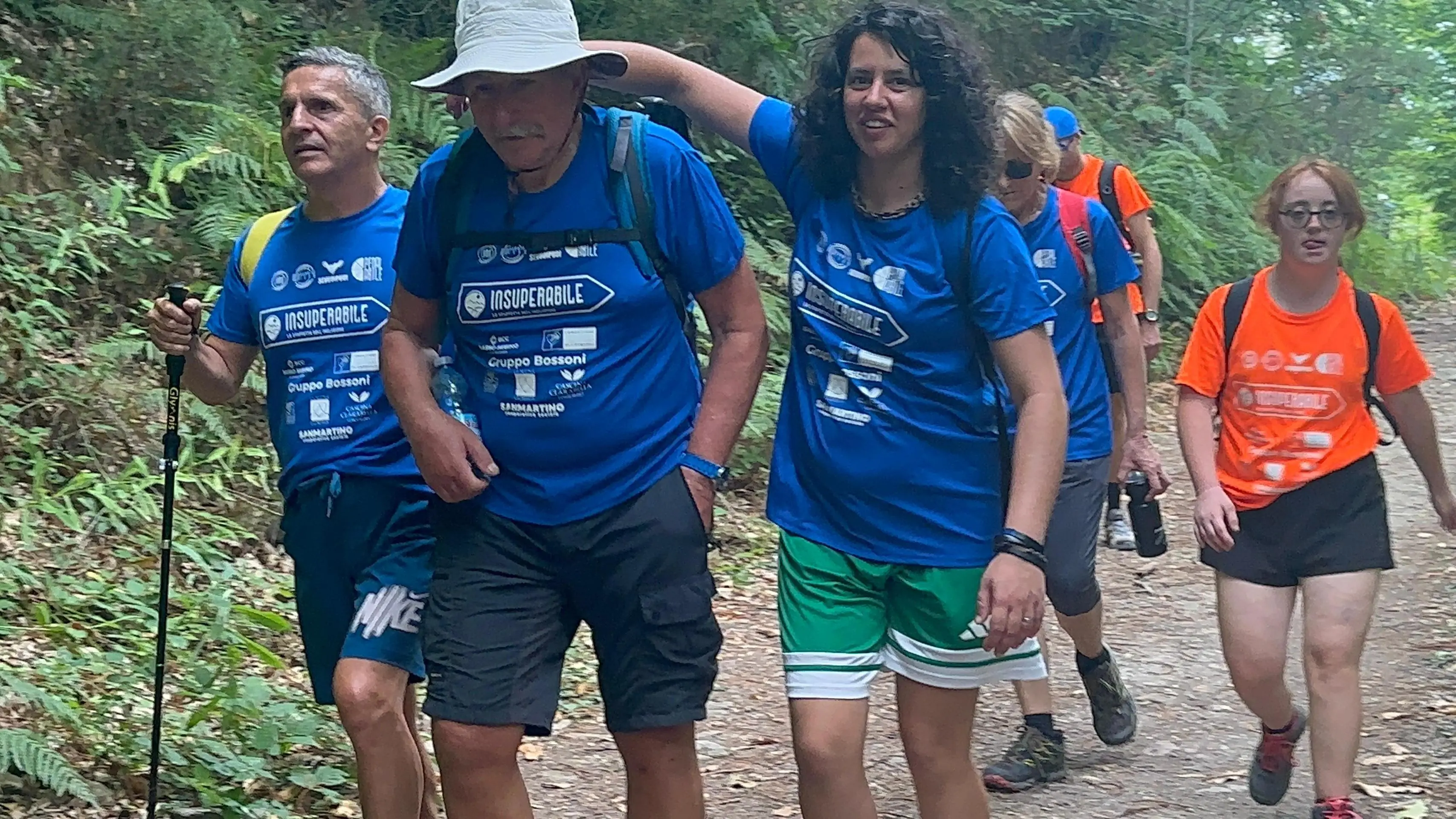 La prima tappa a piedi di InSuperabile