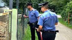 I carabinieri sul luogo del tentato furto - Foto Carabinieri © www.giornaledibrescia.it