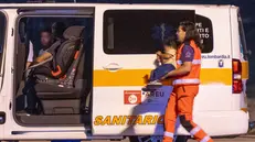 Arrivo delle famiglie da Gaza al aeroporto militare di Milano Linate, Milano, 14 Agosto 2025, Ansa/Andrea Fasani