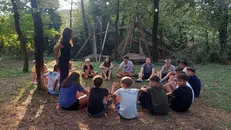 I giovani che hanno partecipato alla settimana di Campo cinema © www.giornaledibrescia.it