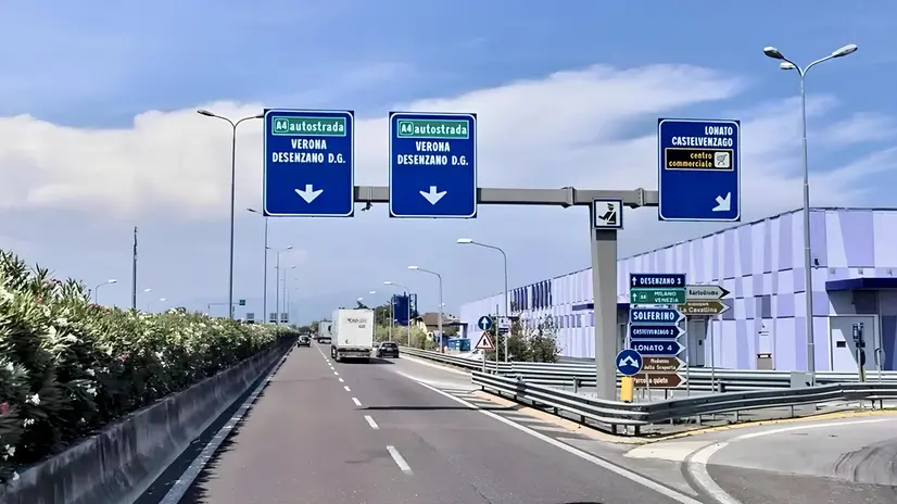 Gli autovelox all'altezza del centro «Il Leone» - © www.giornaledibrescia.it