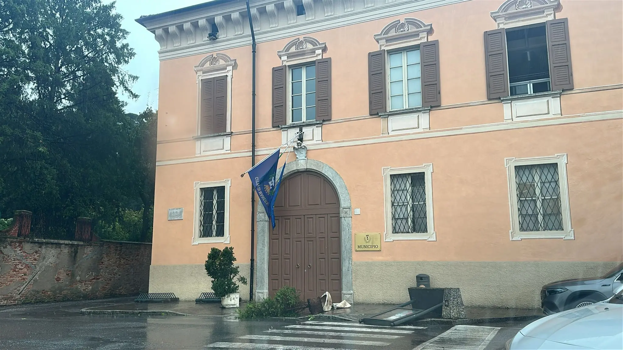 Manerbio: i danni del maltempo