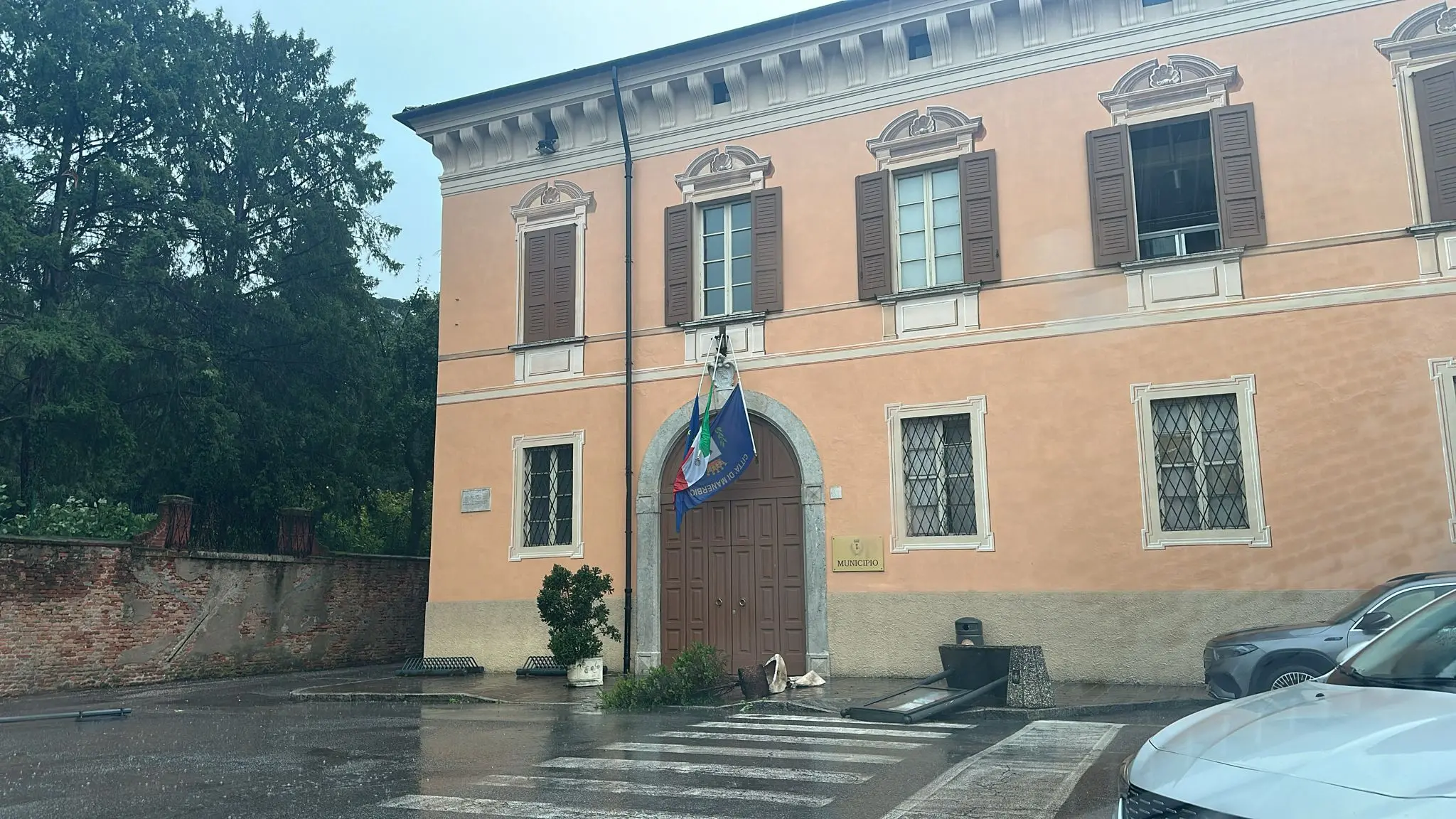 Manerbio: i danni del maltempo