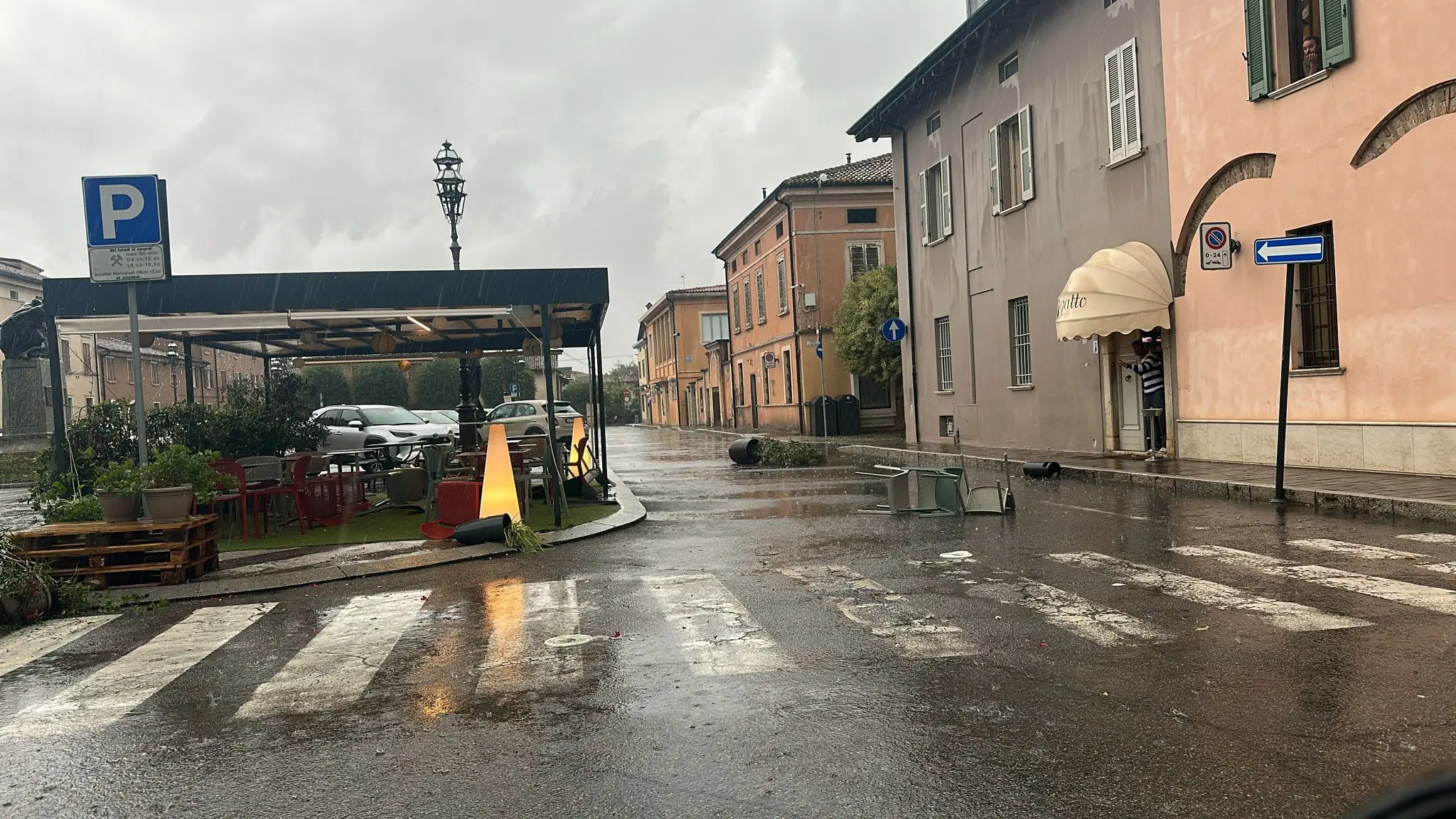 Manerbio: i danni del maltempo