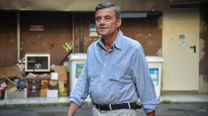 Carlo Calenda all’incontro “Dare valore al lavoro”, Milano 10 Luglio 2025 ANSA/MATTEO CORNER