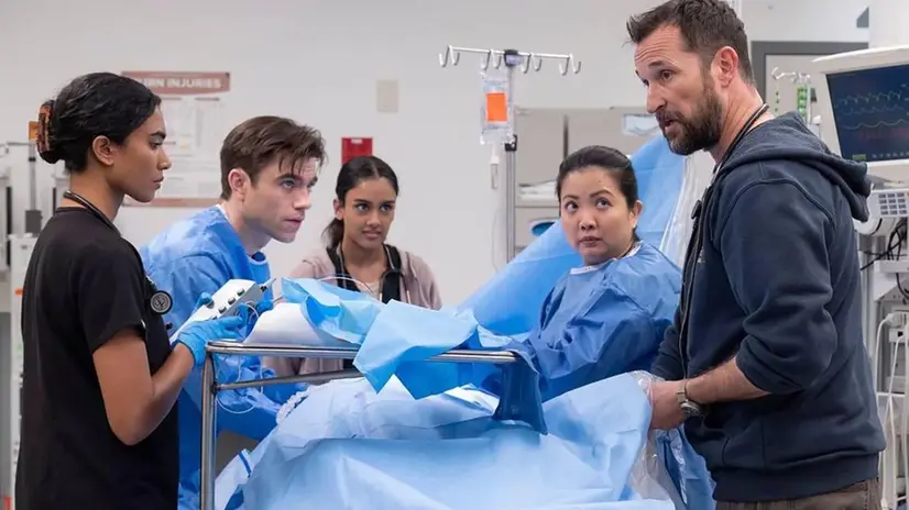 Una scena del nuovo «The pitt»