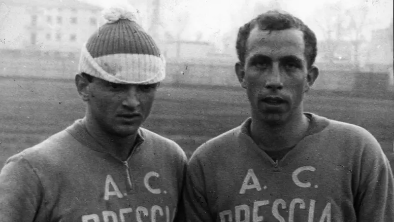 Egidio Salvi in una foto storica con Ottavio Bianchi (a destra), suo compagno prima a Brescia e poi a Napoli - © www.giornaledibrescia.it