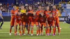 L'Ospitaletto prima del match contro il Lecco - Ufficio stampa Ospitaletto