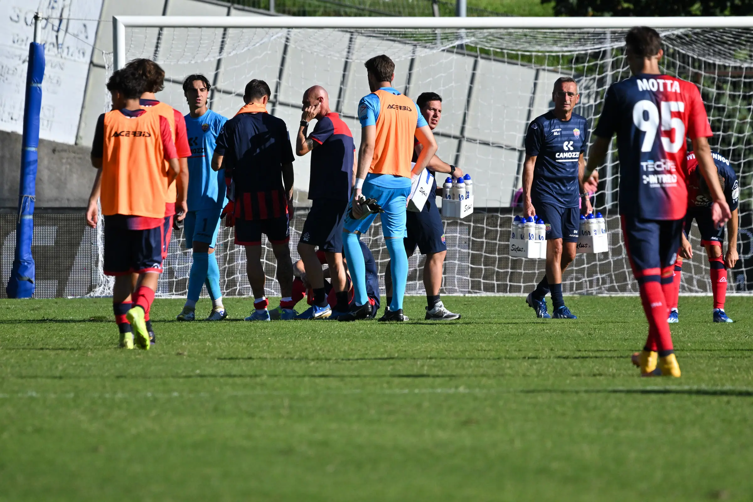 SPORT CALCIO LUMEZZANE  CAMPIONATO  SERIE C  LUMEZZANE PERGOLETTESE NELLA FOTO   DELUSIONE FINALE LUMEZZANE  31–08-2025 AGENZIA NEWREPORTER PASOTTI