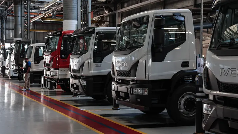 I mezzi prodotti dallo stabilimento bresciano di Iveco © www.giornaledibrescia.it