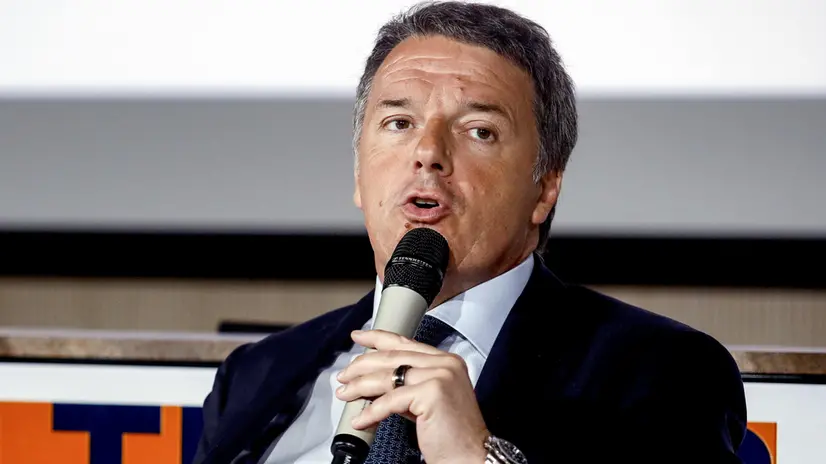 Matteo Renzi, presidente di Italia Viva, partecipa all’evento “Direzione Nord. L'Innovazione che serve” presso la sede di Assolombarda a Milano, 9 maggio 2025. ANSA/MOURAD BALTI TOUATI