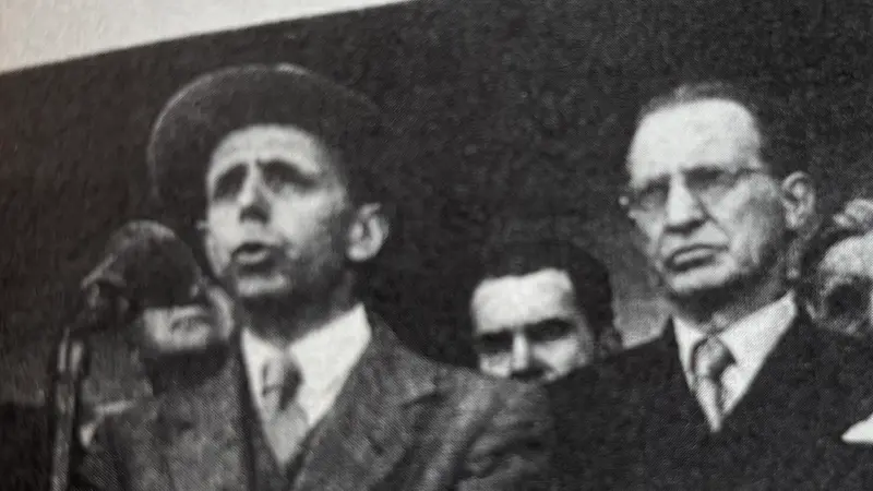 Ludovico Montini nel 1948 con Alcide De Gasperi - © www.giornaledibrescia.it