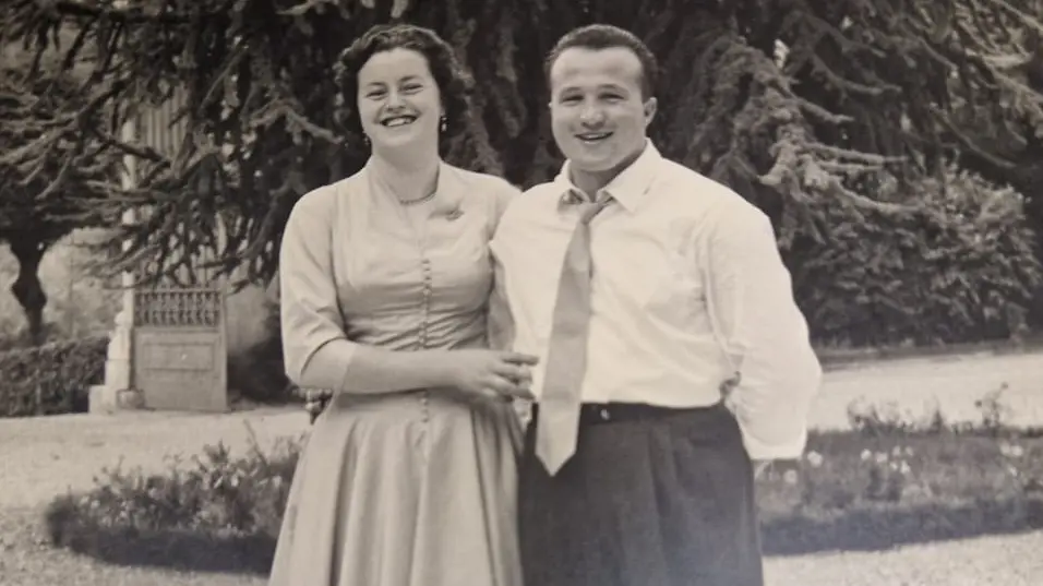 Elisa Lussignoli e Silvio Bertoli il 25 agosto 1956 - © www.giornaledibrescia.it