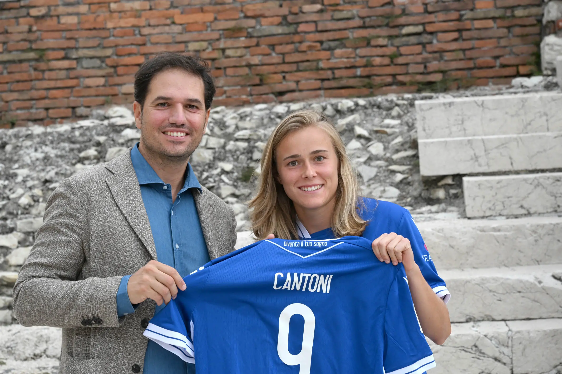 Il Brescia femminile: la presentazione ufficiale al Capitolium