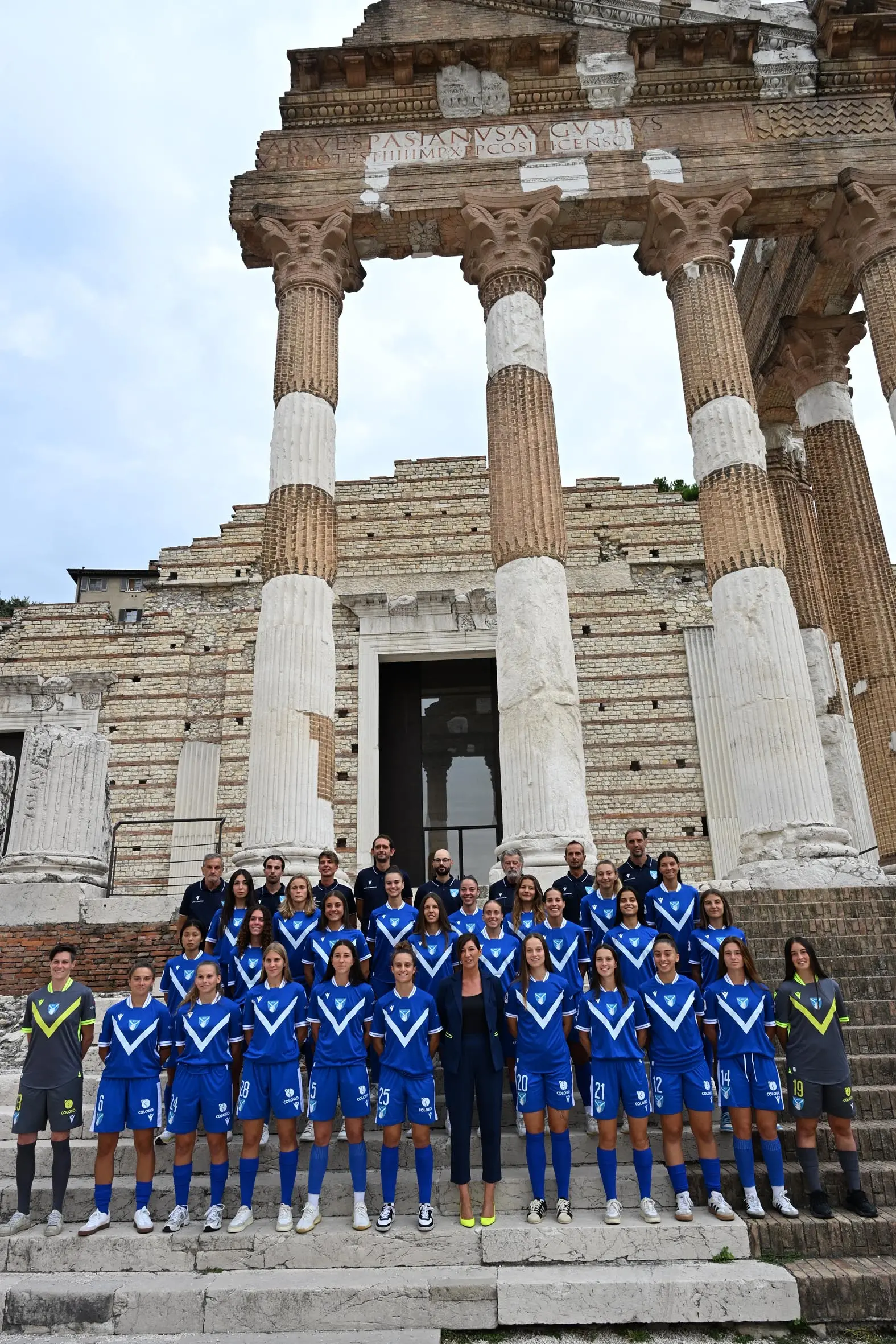 Il Brescia femminile: la presentazione ufficiale al Capitolium