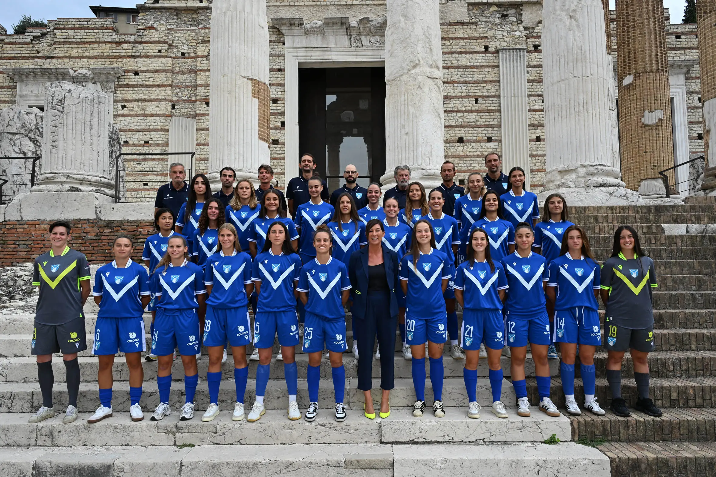 Il Brescia femminile: la presentazione ufficiale al Capitolium