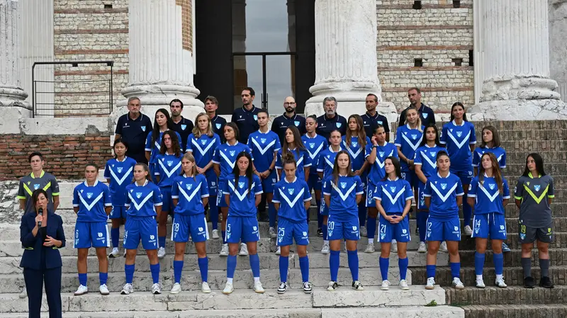 Il Brescia femminile: la presentazione ufficiale al Capitolium