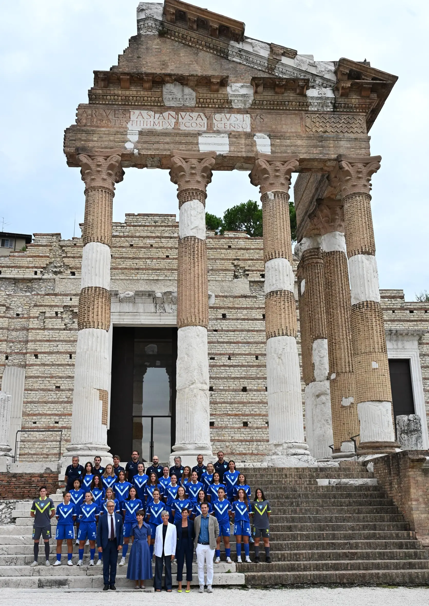 Il Brescia femminile: la presentazione ufficiale al Capitolium