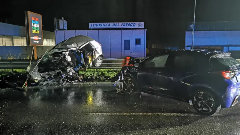 L'incidente sulla Ss 42 a Esine