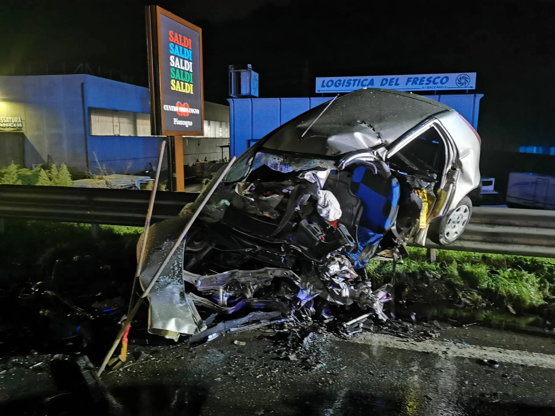 L'incidente sulla Ss 42 a Esine