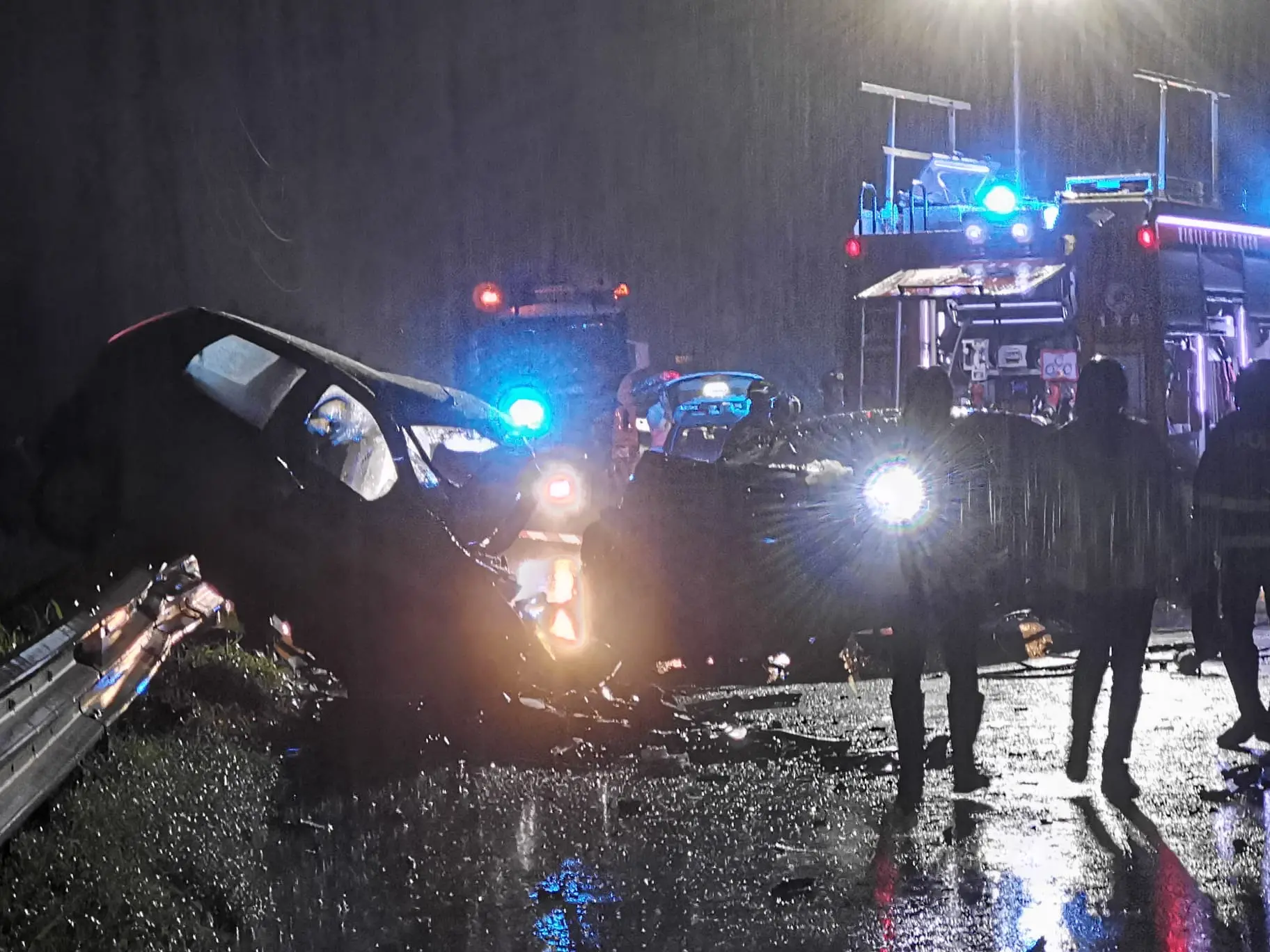 L'incidente sulla Ss 42 a Esine