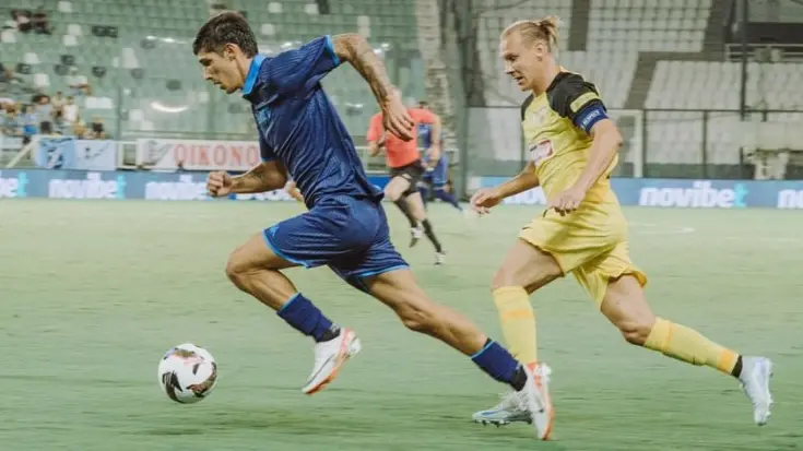 Elia Giani con la maglia dell'Athens Kallithea - Foto Instgram Elia Giani