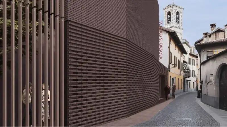 Il progetto del teatro Sant'Orsola - © www.giornaledibrescia.it