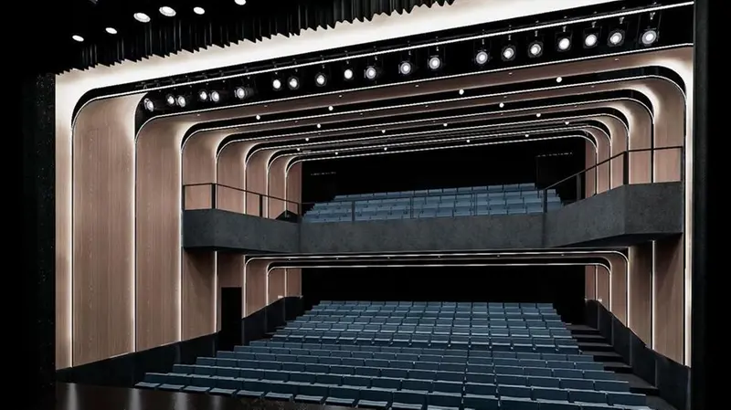 L'interno del teatro - © www.giornaledibrescia.it