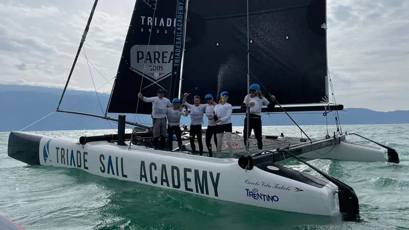 Il catamarano Extreme 40 Triade Sail Academy - © www.giornaledibrescia.it