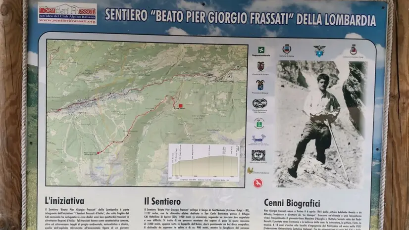 L’itinerario del sentiero dedicato al beato Pier Giorgio Frassati
