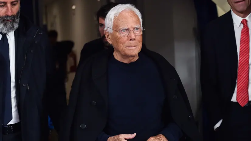 Giorgio Armani al PalaLeonessa di Brescia - Foto New Reporter Checchi © www.giornaledibrescia.it
