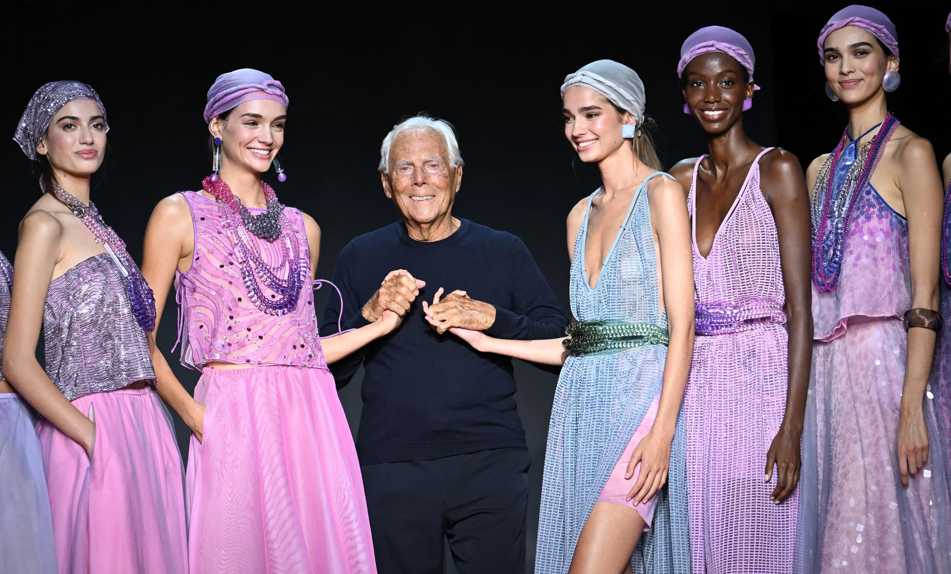 Addio a Giorgio Armani, le foto iconiche